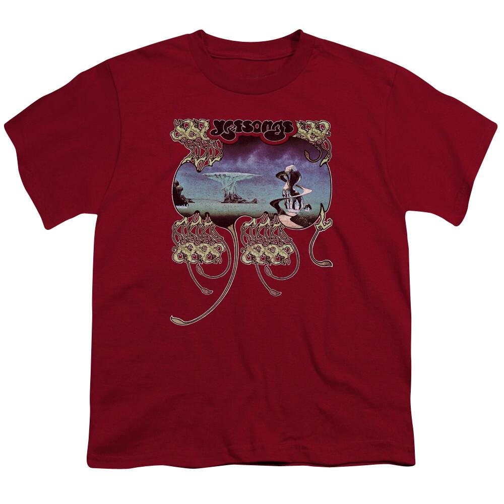 26 Yes Yessongs Kids Youth T Shirt Licensed Prog Rock Band Tee Cardinal Unisex T-Shirt