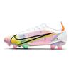 Nike Кроссовки унисекс Mercurial Vapor 14 Elite FG White Dark Raisin Rage-Green Metallic-Silver CQ7635-105