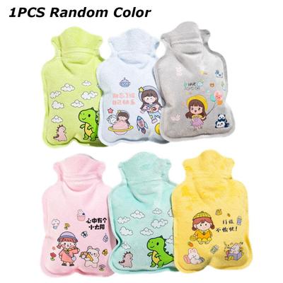 1шт милый мультфильм инъекции воды плюшевая теплая бутылка для воды взрывобезопасная портативная грелка для рук W C9O1