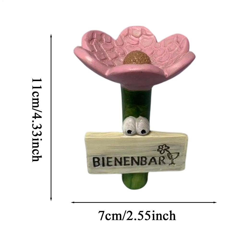 Поилка для пчел Питьевые стаканчики Многофункциональная кормушка для пчел Миска-купальня для бабочек Напольная кормушка для пчел Для декора сада и двора
