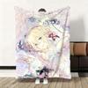Аниме V-Violet Evergarden Плед Мягкое Фланелевое Одеяло Теплый Коленный Приятный для Кожи Плед для Дивана Офиса Кровати Путешествий Зимний Большого Размера