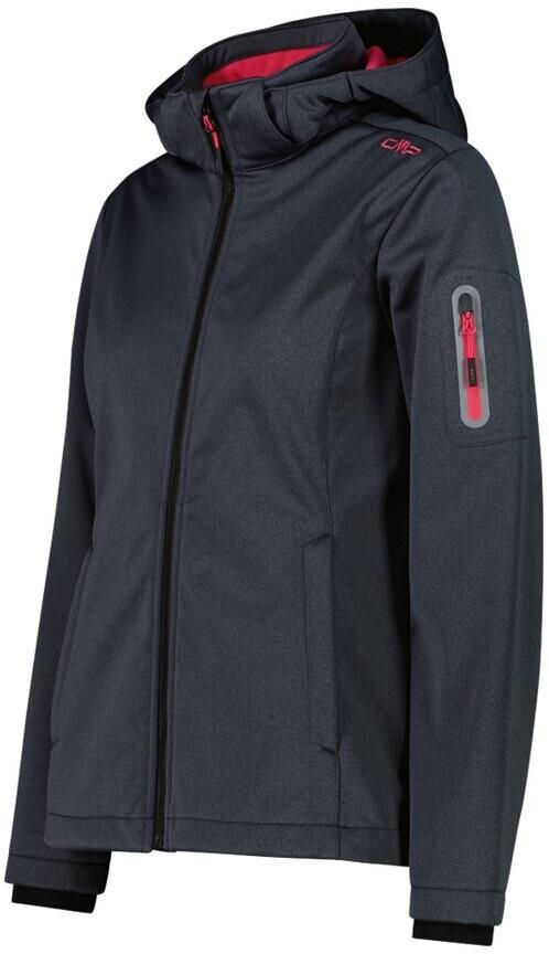 Куртка CMP Softshell Jacket Zip Hood Women (39A5006M) Функциональная куртка 39A5006M titanium carmine red