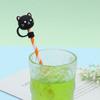 Reusable Splash Proof Straw Tips Cover Cup Accessories Drinking Dust Cap Silicone Straw Plug