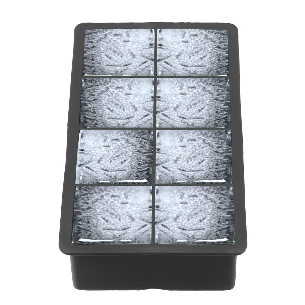 Форма для льда на 4/8 ячеек, силиконовая форма для кубиков льда, для мороженого, конфет, торта, пудинга, шоколада, кухонные инструменты своими руками, квадратная форма для больших кубиков льда