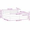 Boxspring Bed with Headboard Pink 200 x 200 cm Velvet
