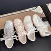 Мода Женские Балетки Кроссовки Дизайнерские На шнуровке С бантом Обувь 2025 Лето Новый Тренд Повседневные Беговые Спортивные Обувь Для Ходьбы Мягкие Сандалии Женские