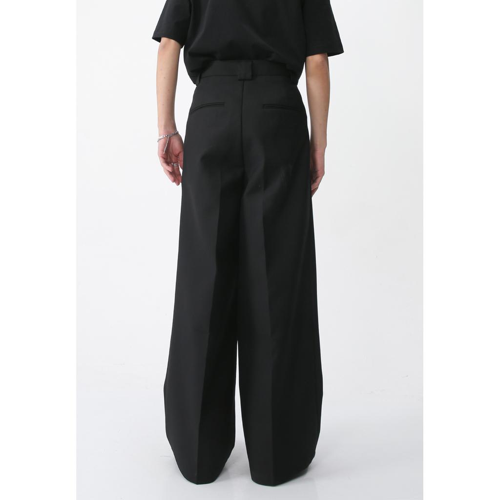 Мужской весенний стиль, новый повседневный костюм со средней талией, длинные брюки, свободные широкие брюки, простой в пол