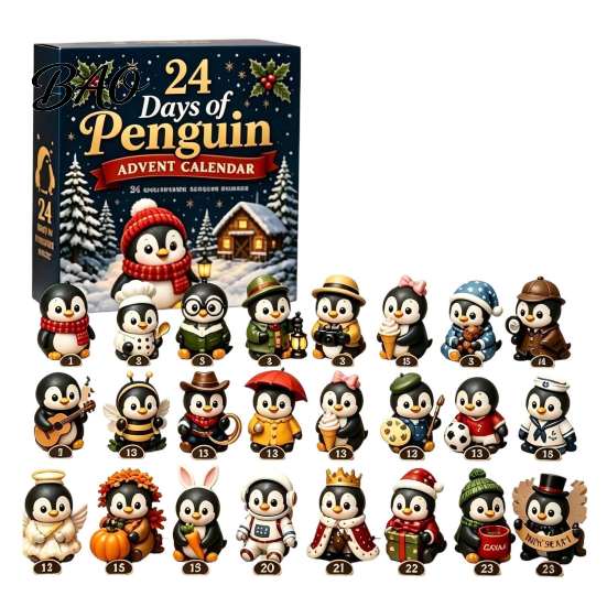 Christmas Advent Calendar 2026 Calendar, 24-Day Acrylic 2D Ornament Set with Secret Santa Gifts for Pet Lovers Animal Figures, Tree Hanging