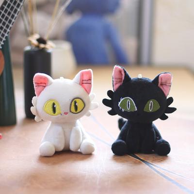 1 шт., 12 см, Suzume No Tojimari, плюшевая игрушка Daijin Cat и Sadaijin Black Cat, плюшевая игрушка