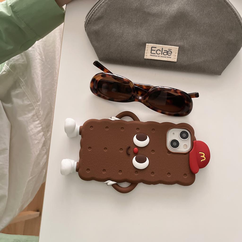 For iPhone 15 Silicone Case Cute Design Shockproof Phone Back Cover