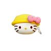 Cute yellow hat KT cat AirPods pro apple bluetooth headset cover 1/1/1 generation cartoon protective case for women