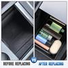 Center Console Storage For Tesla Model Y Juniper 2025-2026 Armrest Storage Box Flexible Rubber Car Interior Accessories New