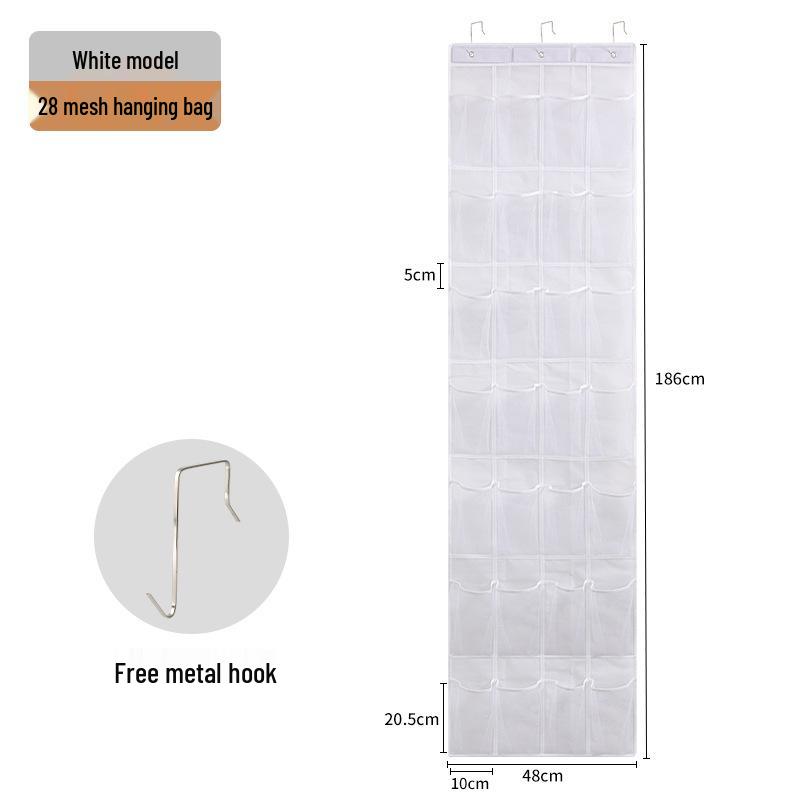 Over-the-Door Multi-Layer Shoe Hanging Organizer for Dorms