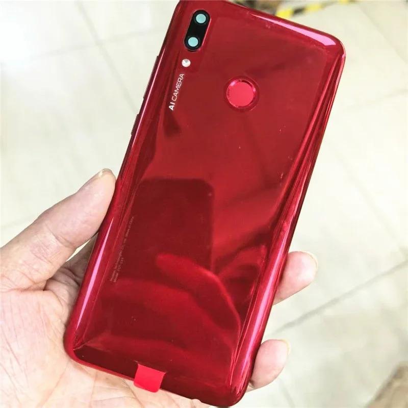 back Cover Housing For Huawei P Smart 2019 Rear With Fingerprint Flex Cable Repair Parts