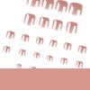 Покрытие-флеш горячая распродажа нюдовый однотонный педикюр носимые накладки на ногти ног популярные накладки на ногти ног в Европе и Америке