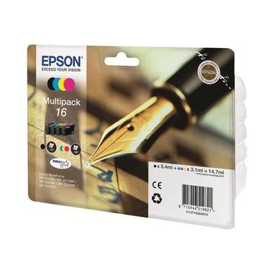 Epson Multipack T1626 — перьевая ручка — черный, голубой, пурпурный, желтый (C13T16264012)