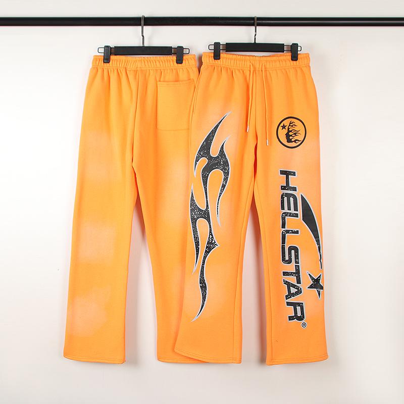 Ретро-худи Hellstars с ручной росписью в стиле граффити - Модный дизайн с эффектом облупившейся краски и окрашиванием в грязевые тона