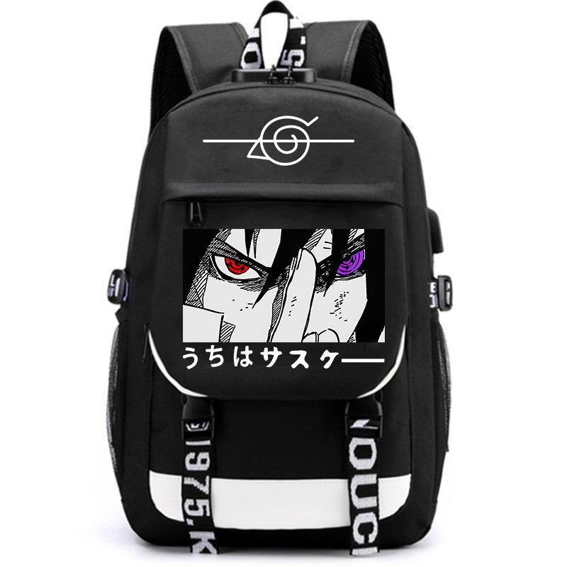 Japan cartoon comics One Piece themed printed backpack with USB port large capacity stylish backpack 0033