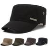 Men'S Outdoor Hat Simple Versatile Flat Top Hat Casual Spring And Autumn Cap Men'S Sunshade Sun Hat