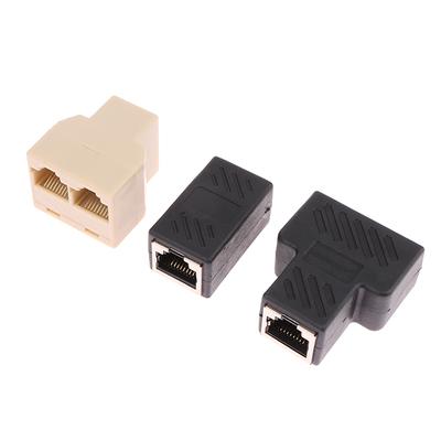 Разъем Rj45 1 на 2 порта Lan Ethernet Сетевой разветвитель Муфта Rj45 Cat5/Cate6 Удлинитель интерфейса Адаптер
