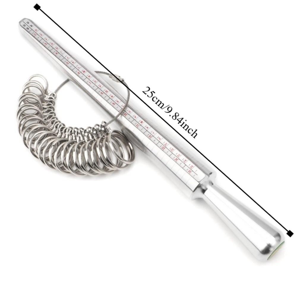 Accurate Measurement Ring Measurement Tool Finger Ring Gauge Kit Jewelry Sizing Measuring