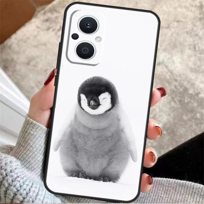 Пингвин Снег Арктика Милое Животное Для OPPO Reno 8T 7 8 Lite 14F 13F 11F 12F 10 11 12 13 14 Pro OPPO Find X9 X5 X6 X8 Pro Чехол
