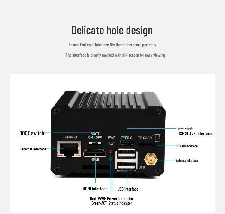 NAS-сервер на базе Raspberry Pi CM4 с двумя портами SATA и 2-дюймовым ЖК-дисплеем
