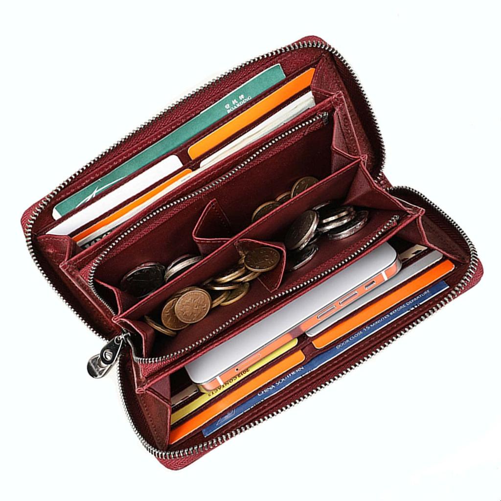 Длинный японский большой кошелек для монет x Новый запатентованный подарок от Skilled, оригинальный продукт [Raimihot] Мужской кошелек, кошелек, воловья кожа, молния, емкость, кошелек, 4,