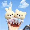 Cute Plush Keychain Soft Rabbit Bear Toy Pendant Bag Purse Car Decor