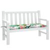 VidaXL Garden Bench Cushion Multicoloured Tiles 120x50x7cm Fabric 361597