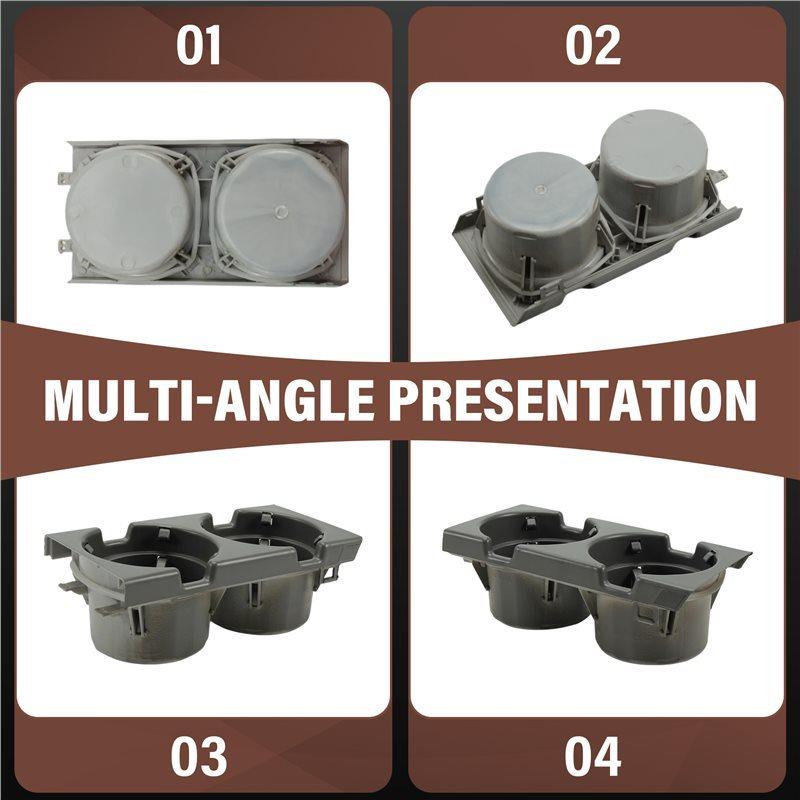 Car Center Console Water Cup Holder Beverage Bottle Holder Coin Tray 51168248504 For BMW 3 Series E46 98-06