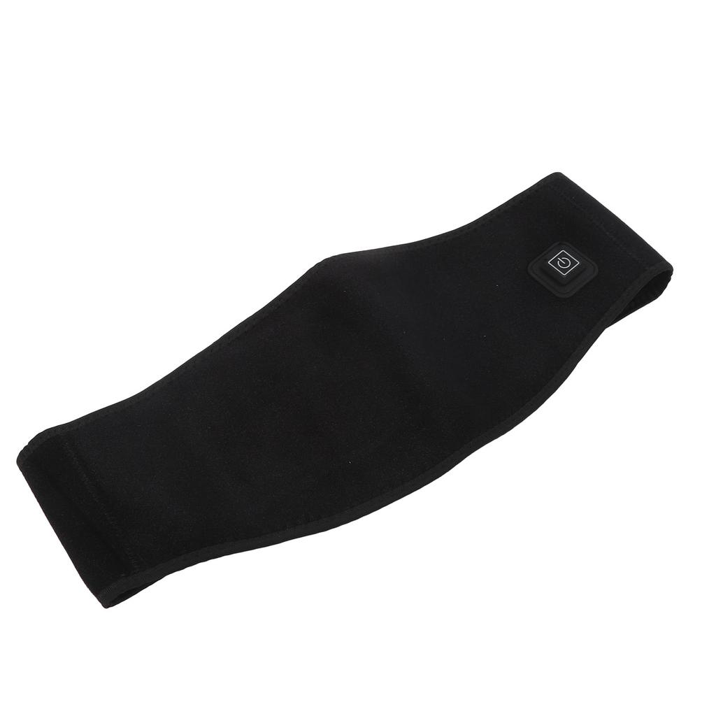 Electric Heated Waist Support USB Adjustable Hook And Loop Heating Waist Support Pad Black
