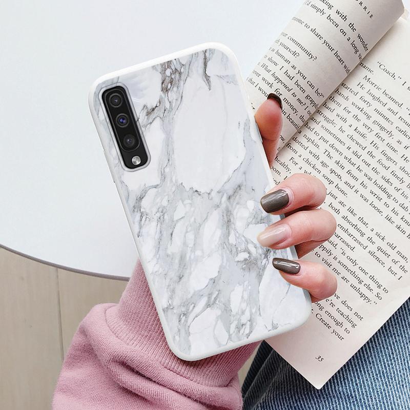 Чехол Для Samsung Galaxy A50 A30S A50S A70 A51 A71 Чехол Защитный ТПУ Fundas Модный Мраморный Каменный Текстурный Coque Capa Силиконовый