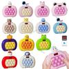 Электронный игровой автомат Pop Quick Push Bubbles 999 уровня, детские забавные сжимающие игрушки с героями мультфильмов, антистрессовые сенсорные пузырчатые игрушки, подарки