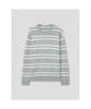 8SECONDS Multi-Stripe Brushed Round Knit Gray