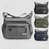 1 шт. Новые мужские сумки через плечо Мужские нейлоновые сумки через плечо Сумки-мессенджеры для мальчиков Мужские сумки для путешествий Повседневная большая сумка-саквояж Серая