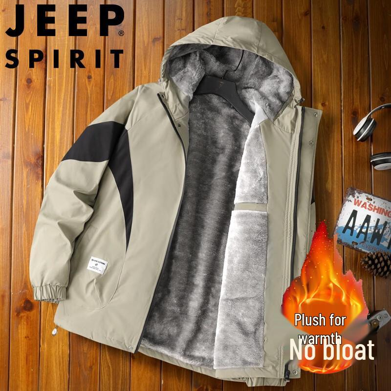 Мужская зимняя куртка JEEP SPIRIT с флисовой подкладкой