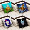 Для M-Moogle C-Chocobo V-Vivi Наволочка для декоративной подушки 45X45см 35X35см Квадратная Наволочка для подушки в спальню Чехол для подушки