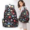 Студенческая школьная сумка женская большая вместительная рюкзак с принтом сумка для книг