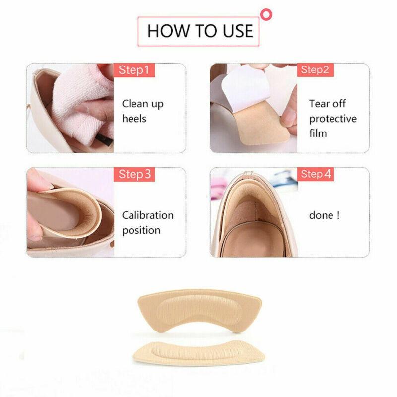 Conveniency Simple Stickers Comfort Accessories Cushions Self-adhesive Wear Foot Care Heel Pads