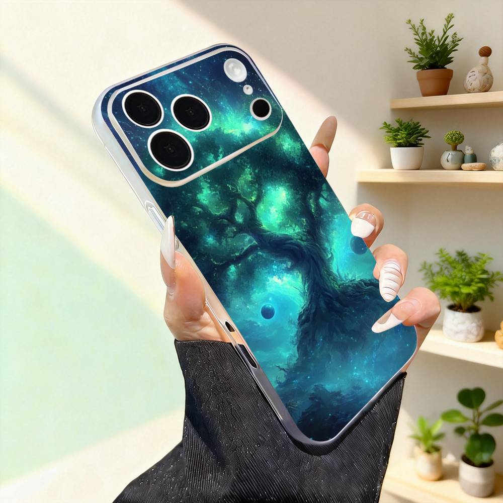 Tree of Life Space For iPhone 11,12,13,14,15,16,17,Pro,Max,Plus,Mini,SE4,E Phone Case With Magsafe Wireless
