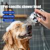 Насадка для душа для собаки, ручной распылитель высокого давления с массажной щеткой, принадлежности для душа для питомцев для купания собаки