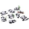 9 Pcs Cute Panda Delicate Sew On Applique Patch Caps Panda Iron On Patches Men