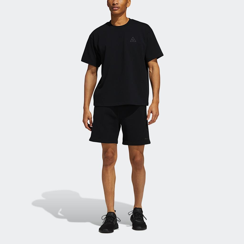 adidas x Pharrell Hu Logo T-Shirt 'Black' Men's GT4324