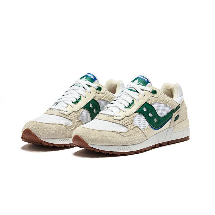 SAUCONY Shadow 5000 Унисекс Зеленый Бежевый Низкие Ретро Повседневные Кроссовки S70637-7