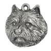 Norwich Terrier - Posrebrzany Brelok Z Psem, Ozdoba Torebki, Zawieszka Do Plecaka Marki Art-Dog