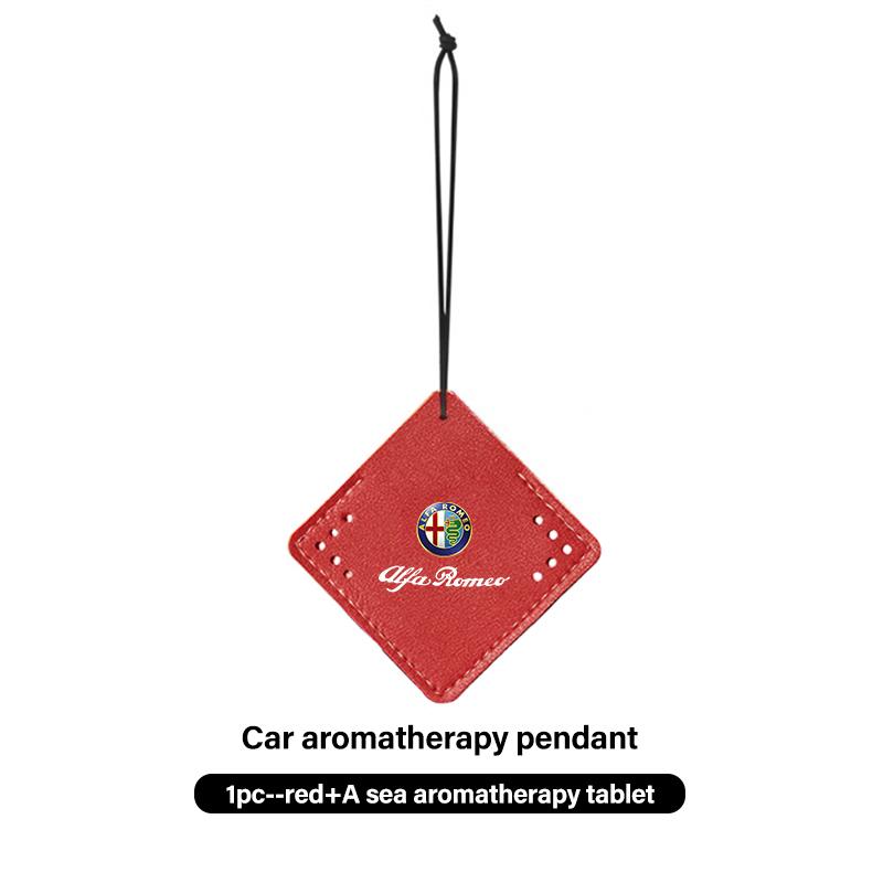 For Alfa Romeo Car Perfume Pendent Air Freshener Hanging Interior Accessories 159 Giulietta 156 147 Giulia Mito GT Stelvio SpideCC5
