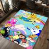 Adventure Time Friendship Home carpet Office Decorative Carpet For Living Room Bedroom Door Mat Floor Rug Computer Chair Area Rug