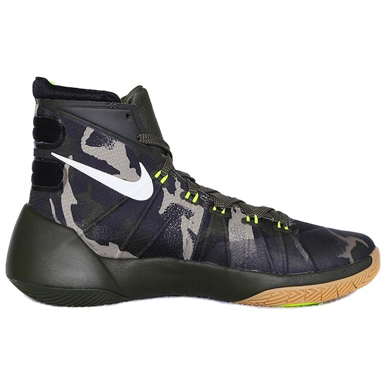 Nike Hyperdunk Premium Woodland Camo Унисекс Кроссовки Черный Вольт 749570-313