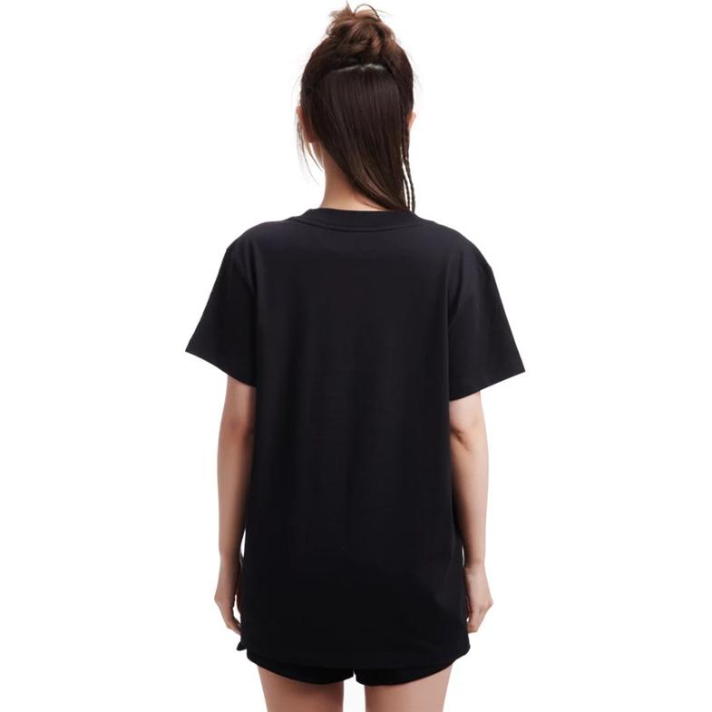 Adidas Originals Drop Shoulder Sleeve T Shirt Women's Black CE2436